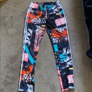 Adidas designed track pants